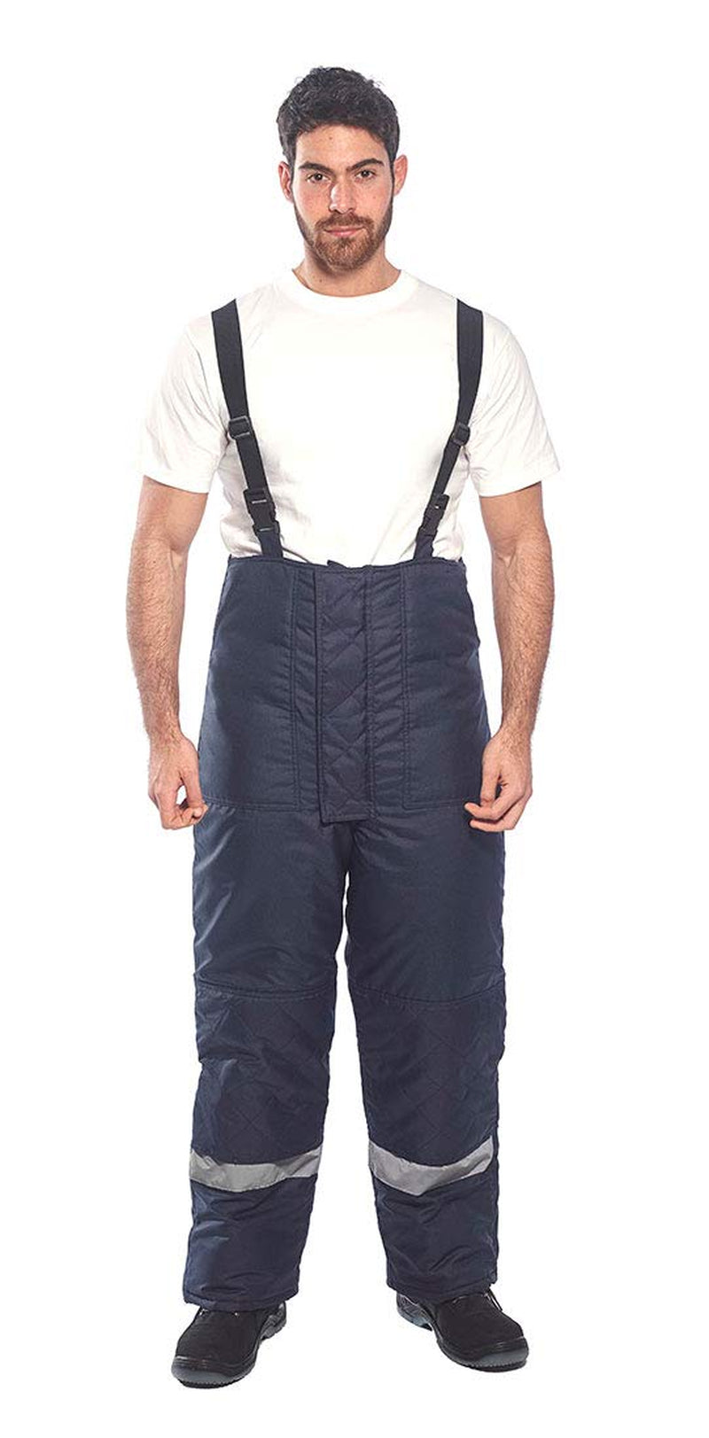Cold-Store Saloppettes Refridgeration Freezer Trousers Pants Work Protection, 5XL Navy
