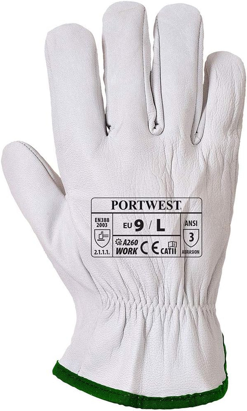 Oves Driver Glove Heavy Duty Hand Gauntlets Protection Safety Work Wear ANSI 105, X Large