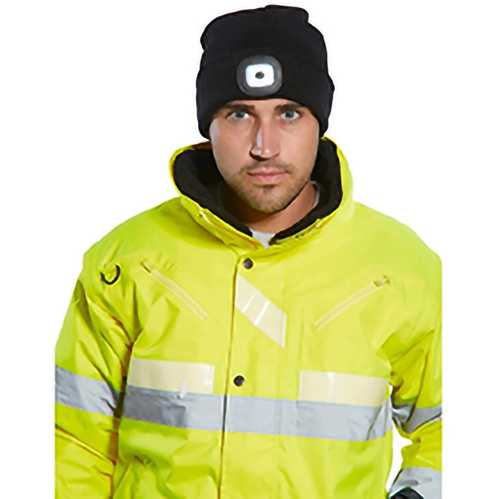 Mens LED Head Light Beanie-KarWorkwear