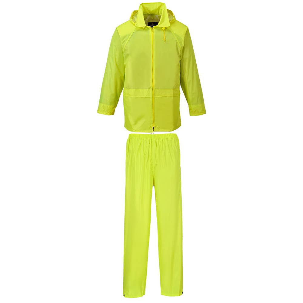 L440 Waterproof Essentials Protective Rainsuit (2 Piece Suit) Yellow, Large