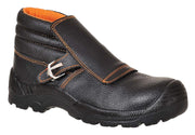 FW07BKR46 Compositelite Welders Boot, US Size 12 Split Leather, Black