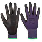 A195 Touchscreen PU Glove Purple/Black, Xx-Large