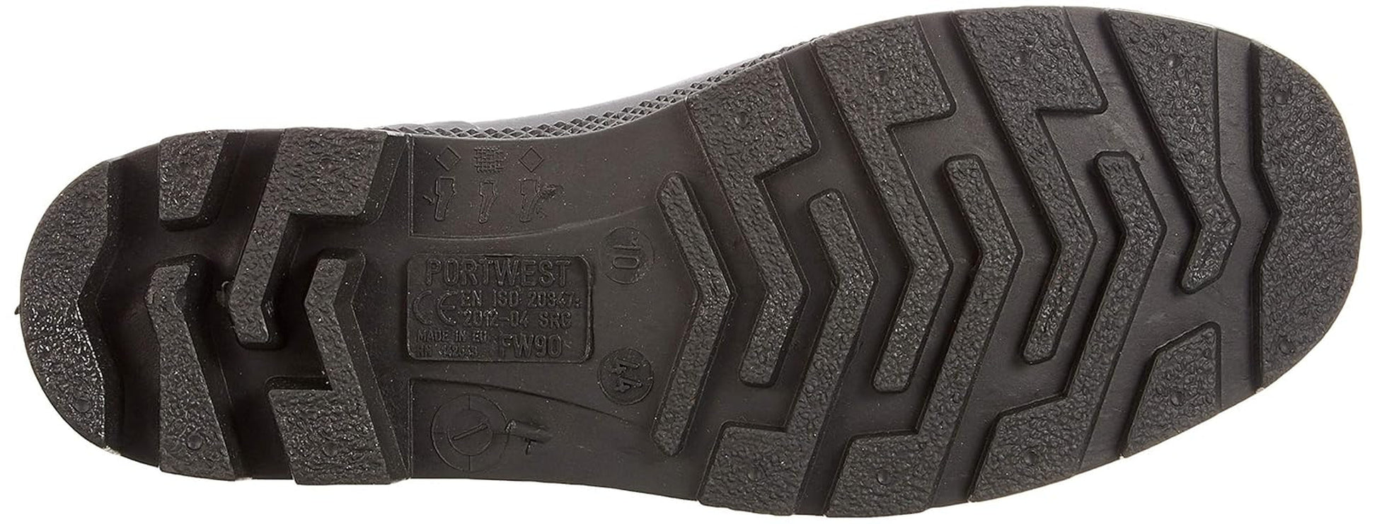 FW90 PVC Waterproof O4 Wellington Black, 42