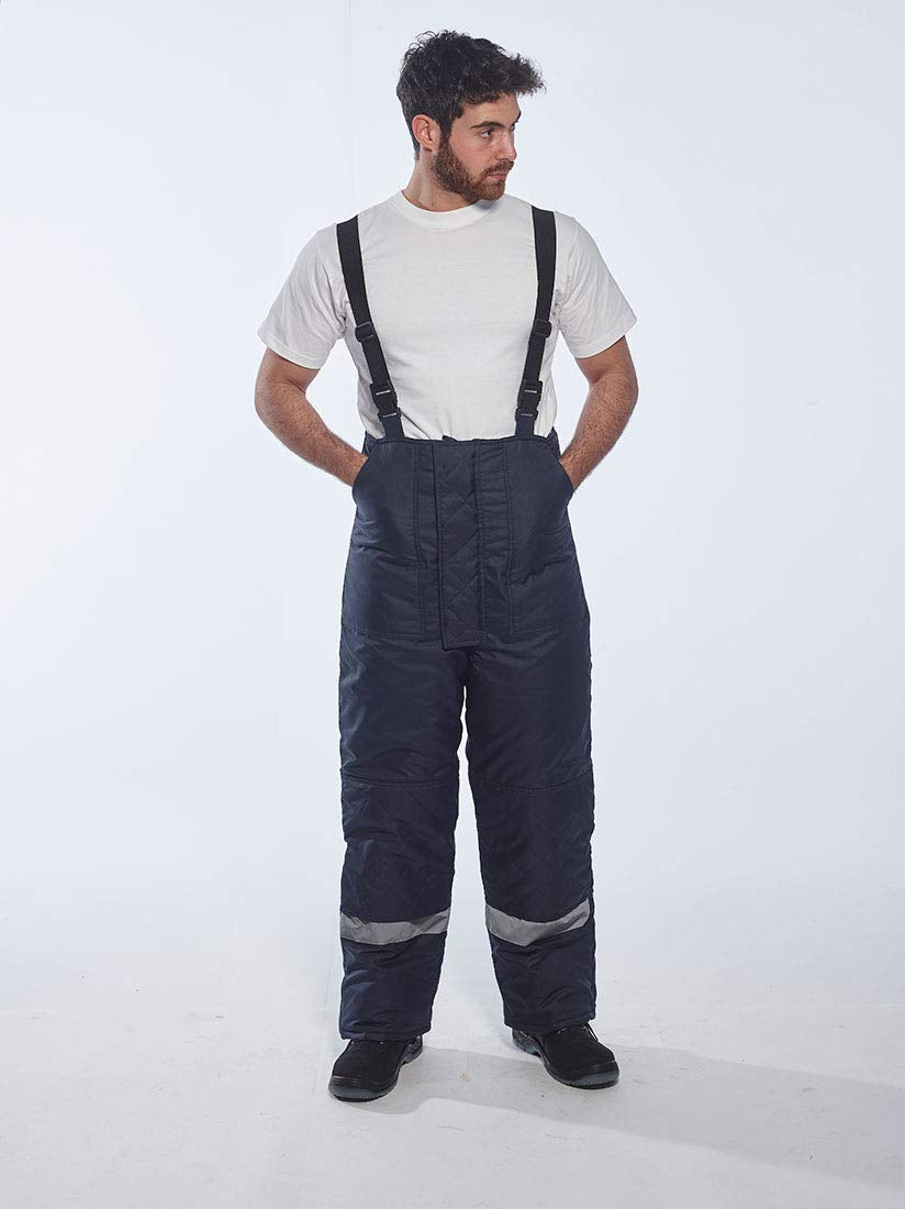 Cold-Store Saloppettes Refridgeration Freezer Trousers Pants Work Protection, 5XL Navy