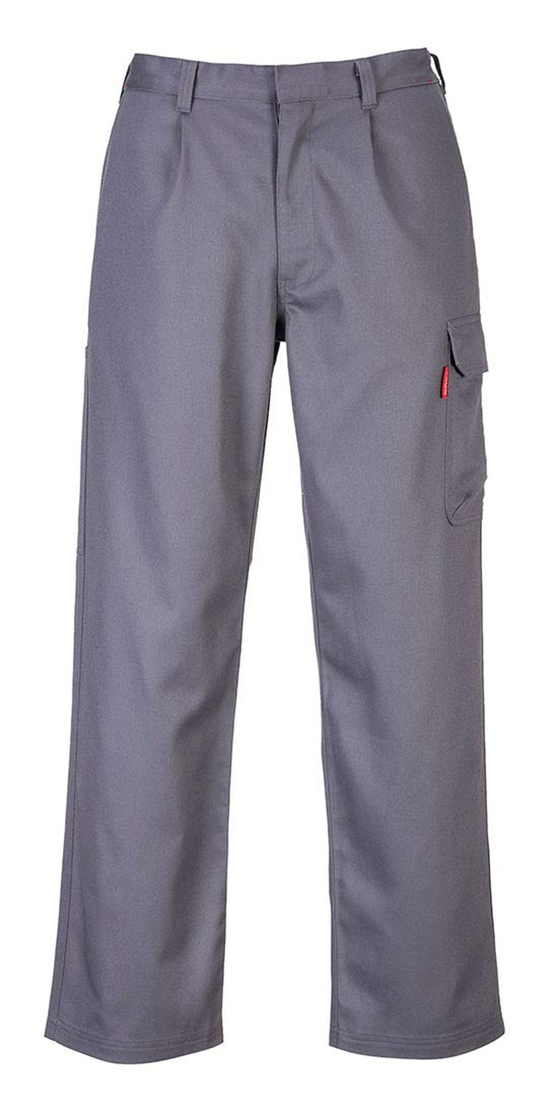 BZ31 Mens Safety Cargo Pants in Flame Resistant Bizweld ASTM NFPA, Gray, Larger