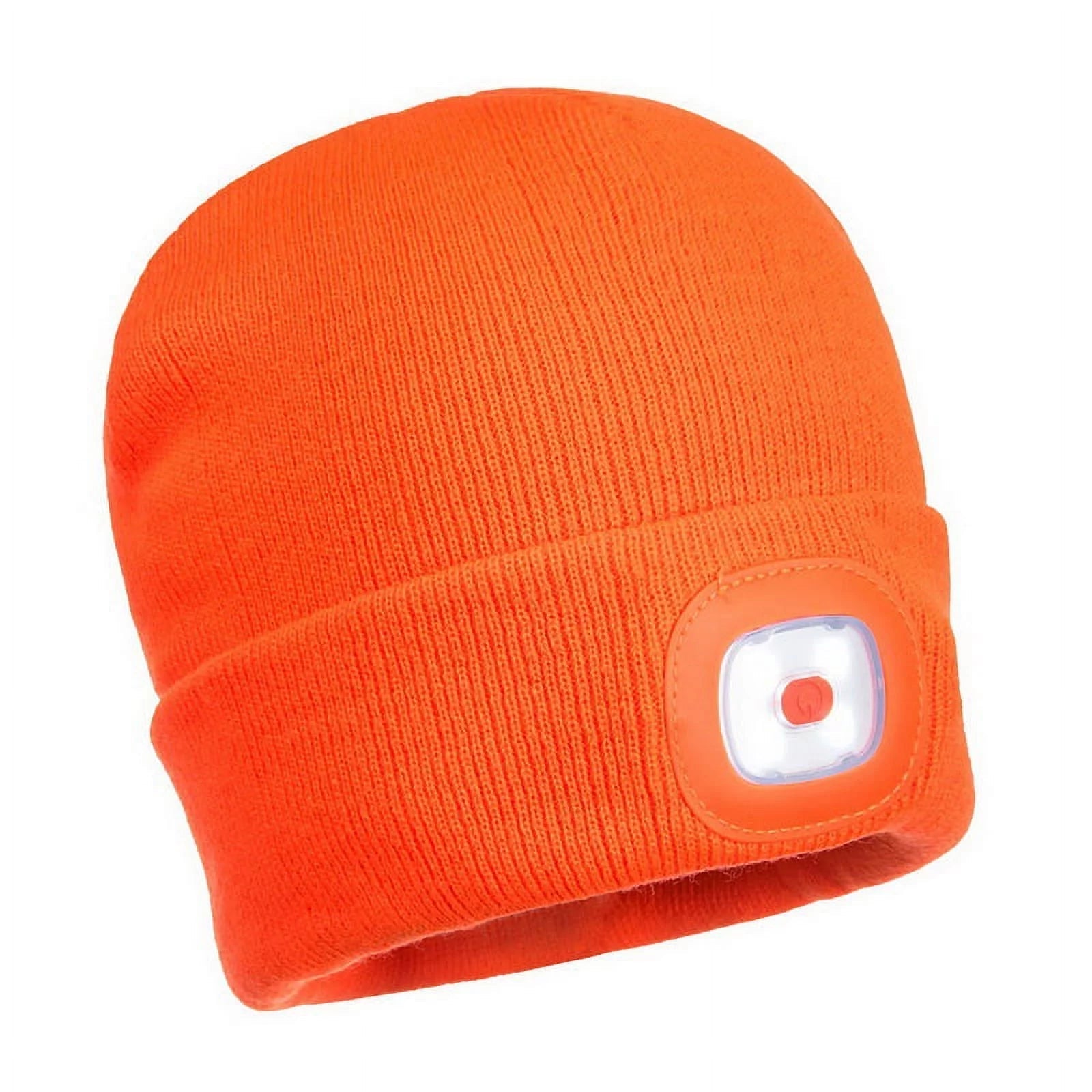 B028 High Performance Rechargeable Twin LED Beanie Gray-KarWorkwear