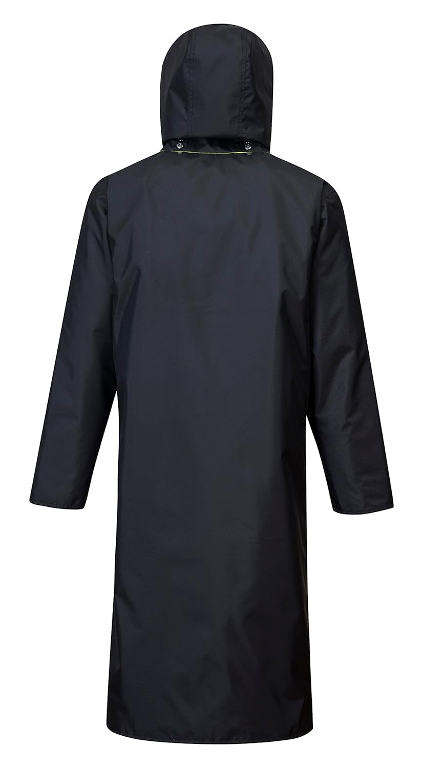 Hi-Vis Reversible Raincoat - UH447, Yellow/Black, XL