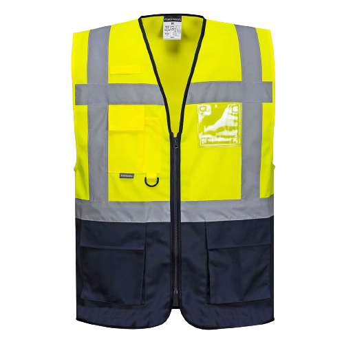 Portwest Brush Fleece Hoodie With Tape Reflective Taped Work Safety B304-KarWorkwear