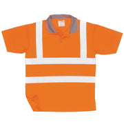 Hi Vis Polo Shirt / Workwear / Safetywear (Pack of 2)-KarWorkwear