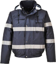 US434NARXXL Regular Fit Iona Lite Bomber Jacket, Xx-Large, Navy