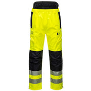 PW342 Hi-Vis Extreme Safety Rain Pants Yellow/Black, 4X-Large-KarWorkwear