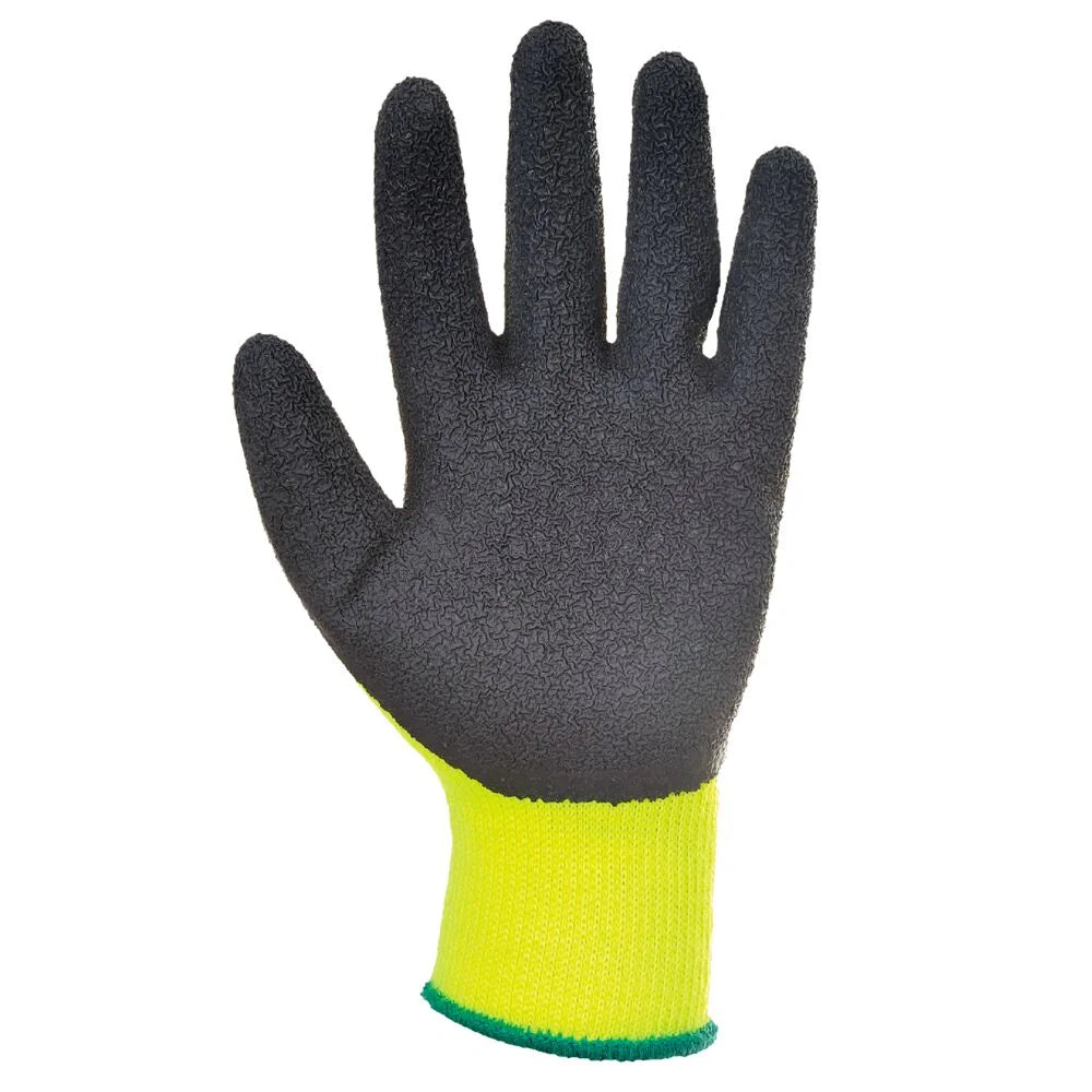 A140 Thermal Grip Work Gloves Palm Dipped Black, Xx-Large-KarWorkwear