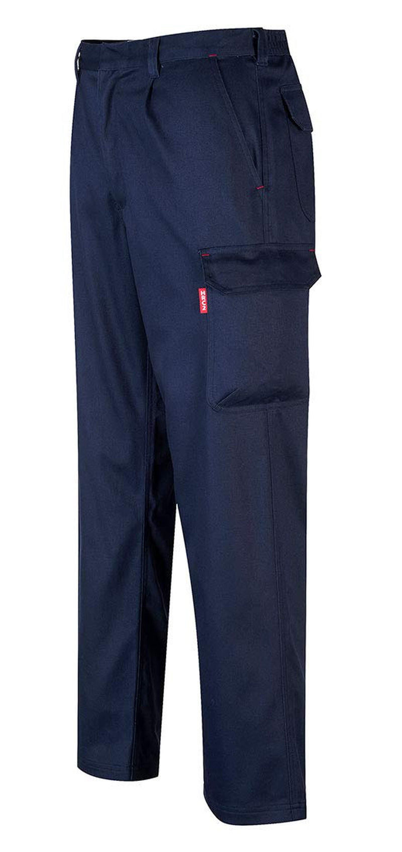 BZ31 Mens Safety Cargo Pants in Flame Resistant Bizweld ASTM NFPA, Navy, 6XLR