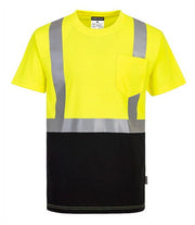 S358 Nashville 2-Tone T-Shirt-Yellow/Black-4Xl-KarWorkwear