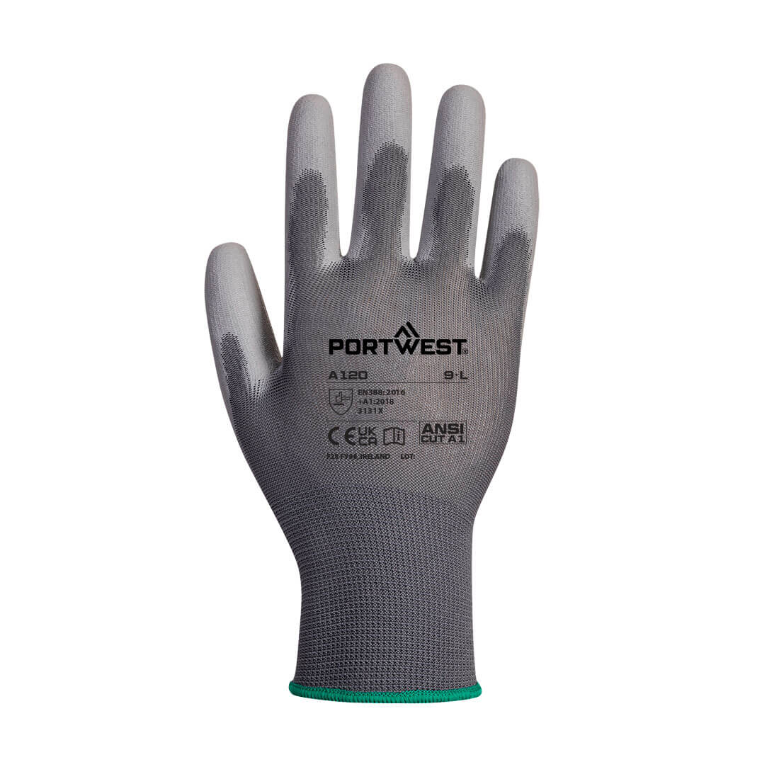 Portwest  PU Palm Coated Gloves Workwear A120 12 Pack