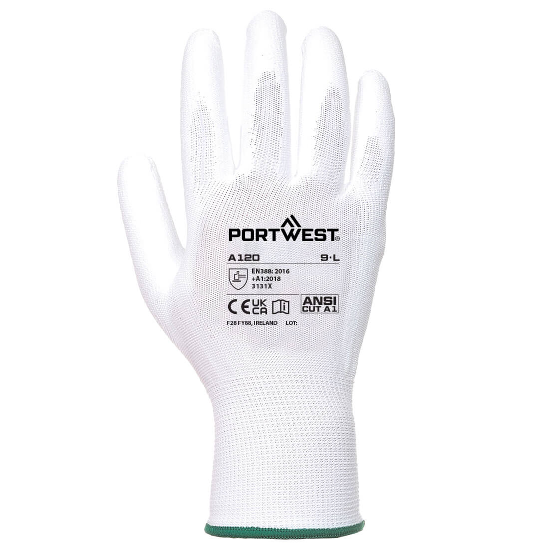 Portwest  PU Palm Coated Gloves Workwear A120 12 Pack