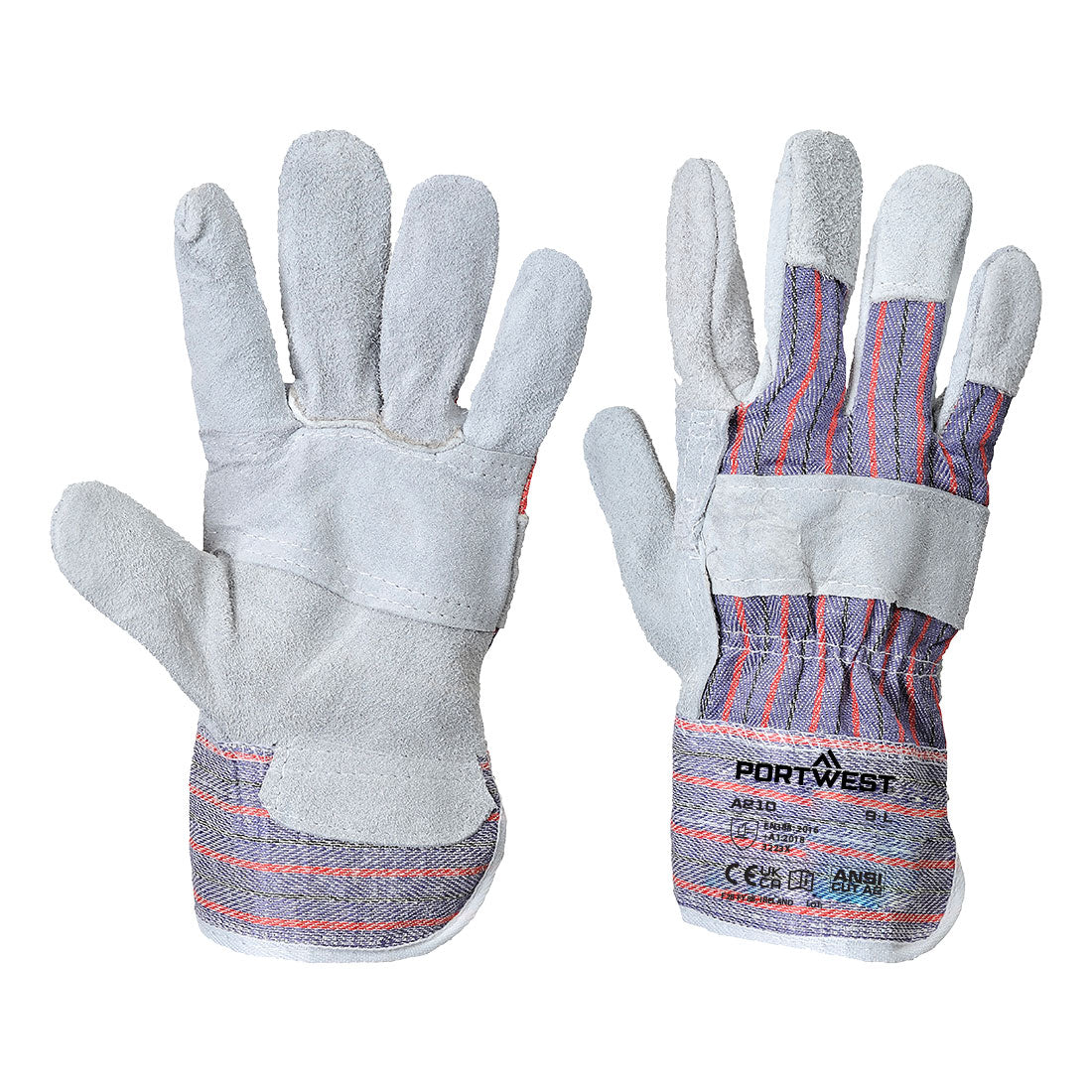 Leather Rigger 260 Cow Split Palm Bar Glove (6-Pack)