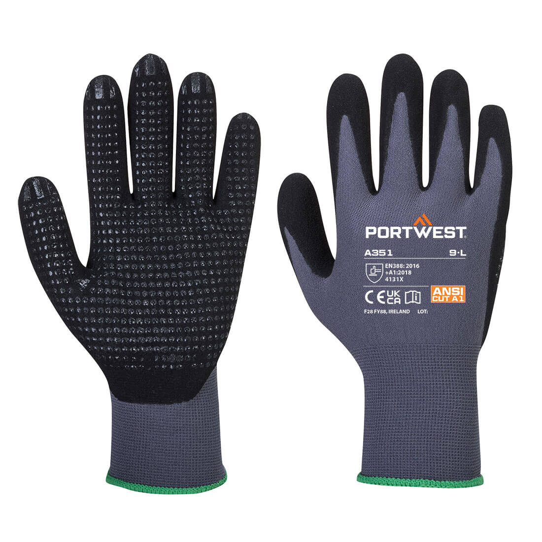 Grip 15 Nitrile Sandy Dotted Glove (6-Pack)