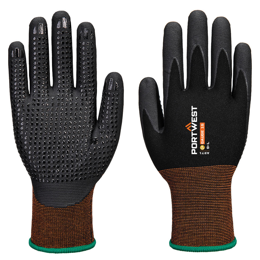 GP Grip 15 Nitrile Micro foam dotted Glove (6-Pack)