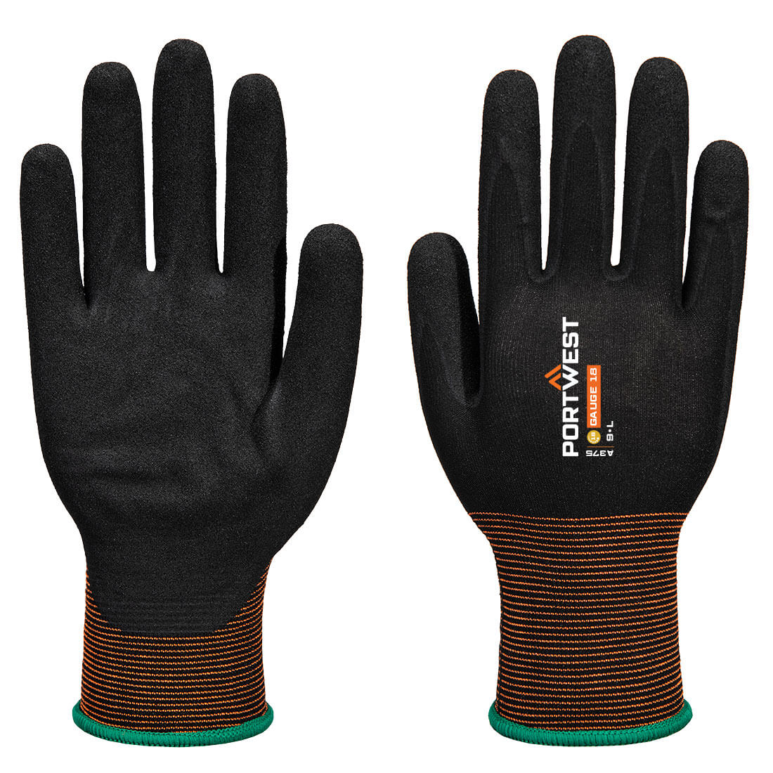 GP Grip 18 Nitrile Smooth/Sandy Glove (6-Pack)