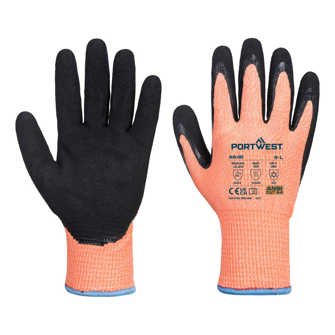 Cut D13 Nitrile Viz-Tex Cold Glove A4