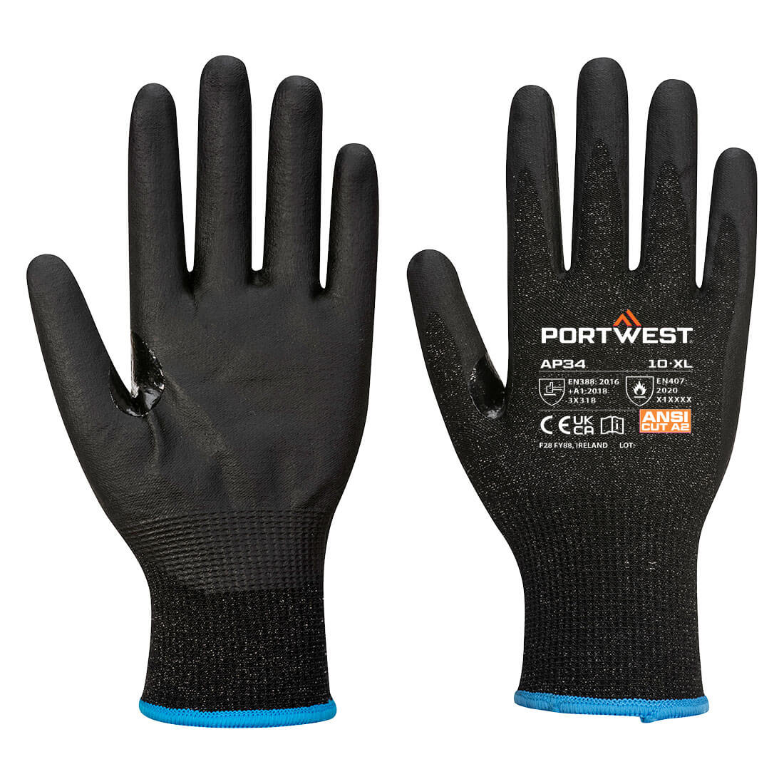 LR15 Nitrile Foam Touchscreen Glove A2 (Pk12)