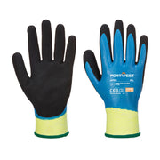 Cut D13 Nitrile Aqua Glove A4