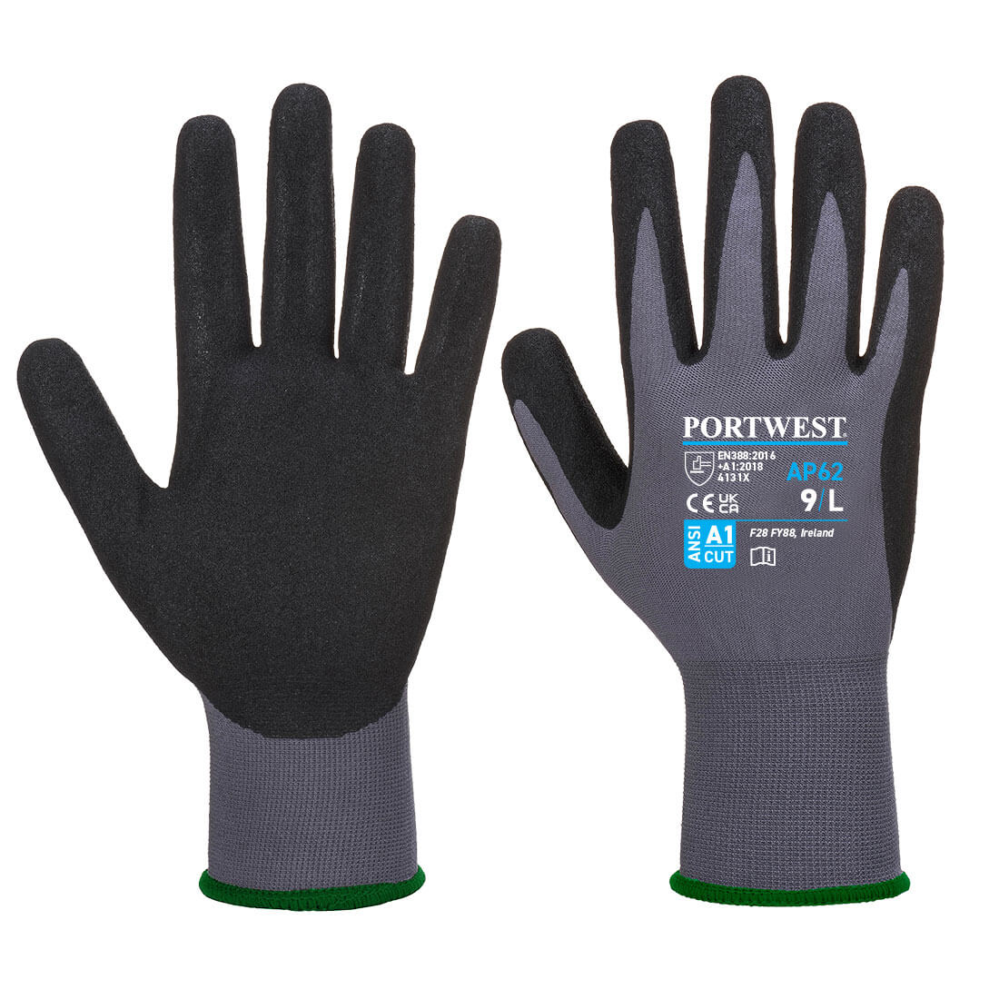 Grip 15 Nitrile Sandy Aqua Glove (6-Pack)
