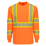 Hi-Vis X Back T-Shirt L/S