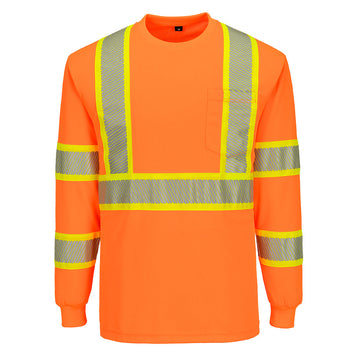Hi-Vis X Back T-Shirt L/S