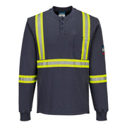 Bizflame Knit 2" X Back FR Henley