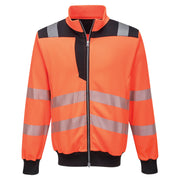 PW3 Hi-Vis Zipped Sweatshirt