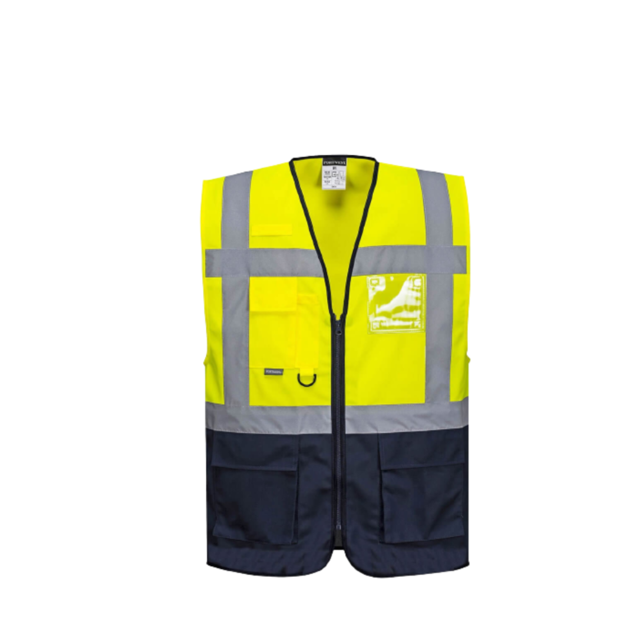Portwest Brush Fleece Hoodie With Tape Reflective Taped Work Safety B304-KarWorkwear
