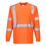 Hi-Vis Pocket T-Shirt L/S