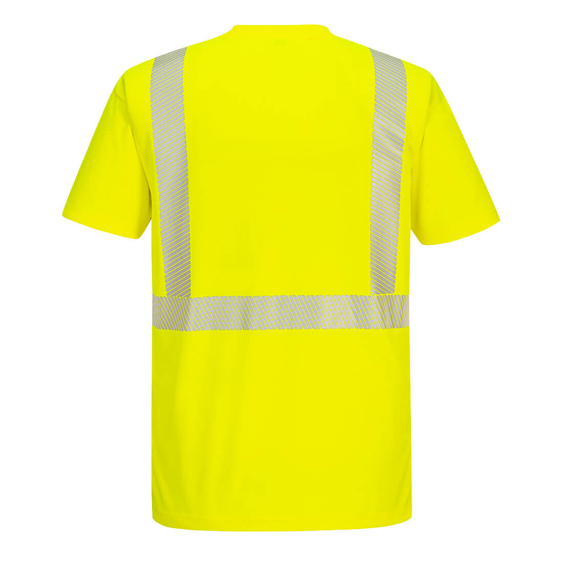 Portwest Men's Hi Vis Refelctive Tape Short Sleeve T-Shirt Orange S194