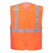 Economy Hi-Vis Mesh External Pocket Vest