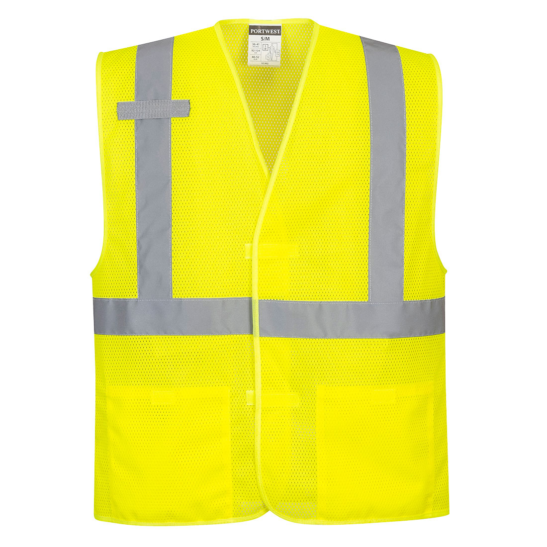 Economy Hi-Vis Band and Brace Mesh Vest