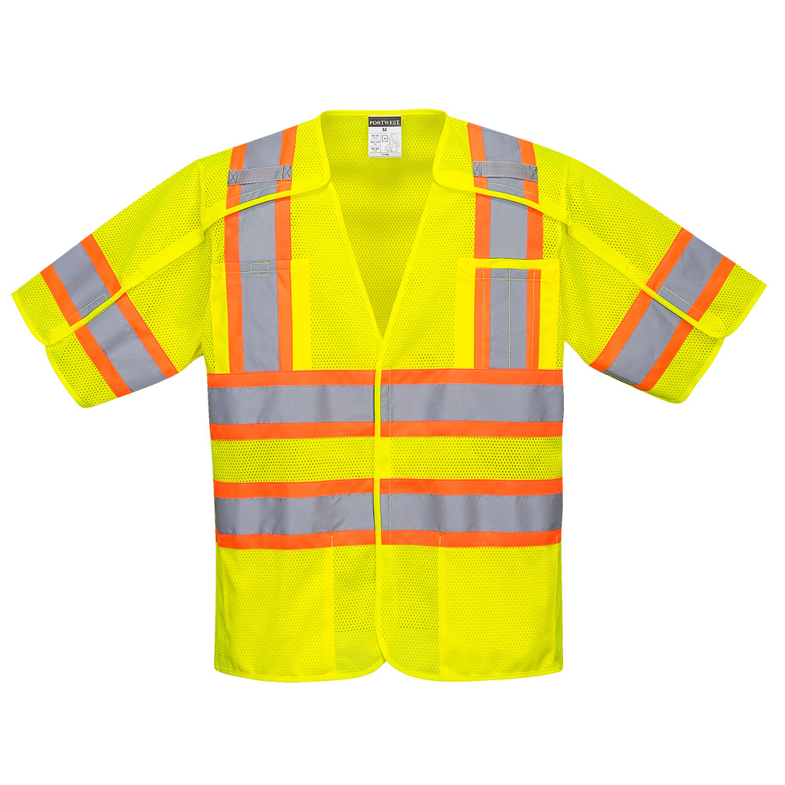 Kobuk Hi-Vis Contrast Breakaway Mesh Vest S/S