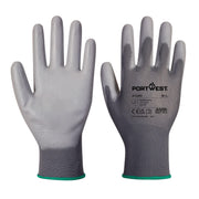 Vending PU Palm Glove - Gray (12-Pack)