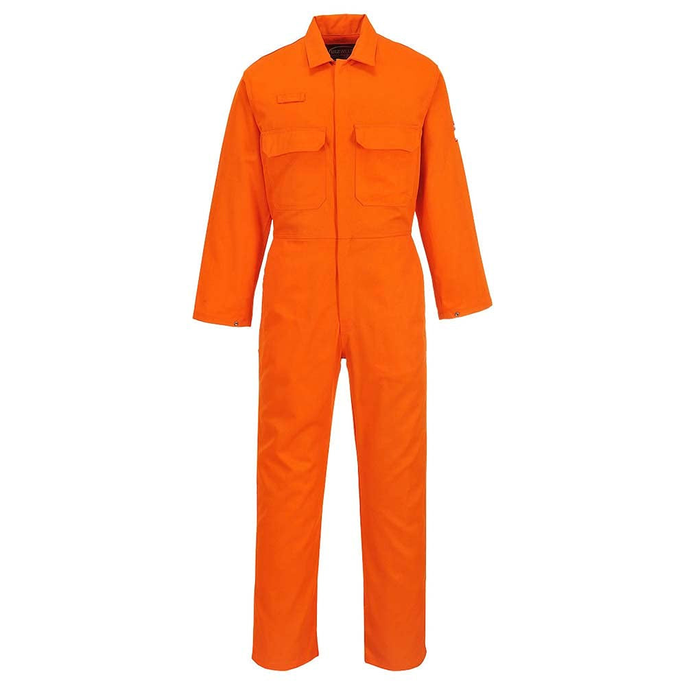 UBIZ1 Bizweld Flame Resistant Coveralls for Welding, Protective Safety FR Workwear Coveralls Black, Large