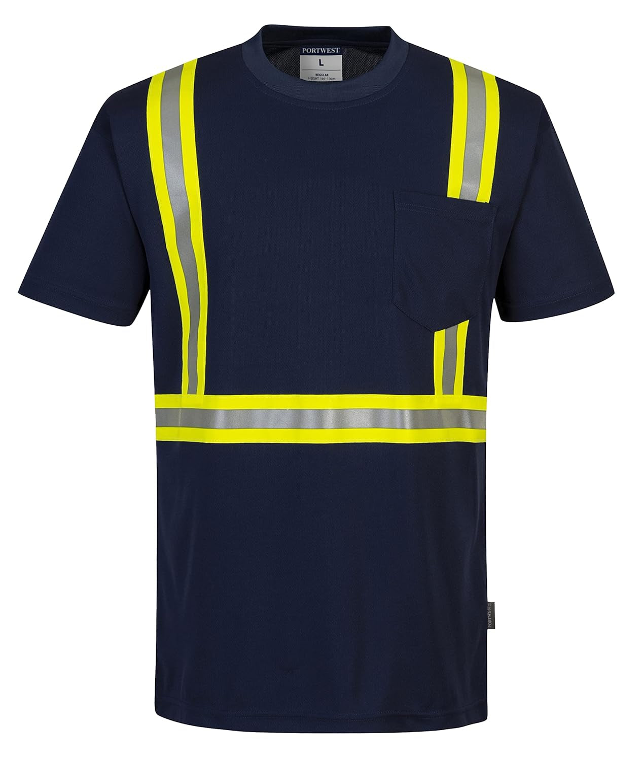 F131 Iona Xtra Enhanced Visibility T-Shirt Navy, X-Large