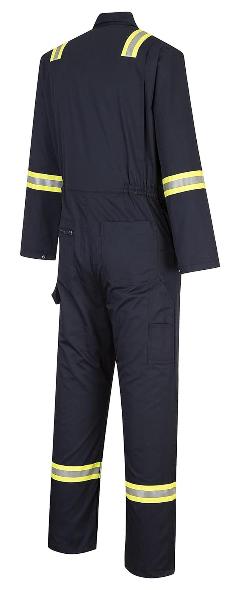 F128 Iona Xtra Reflective Coverall Navy, Small
