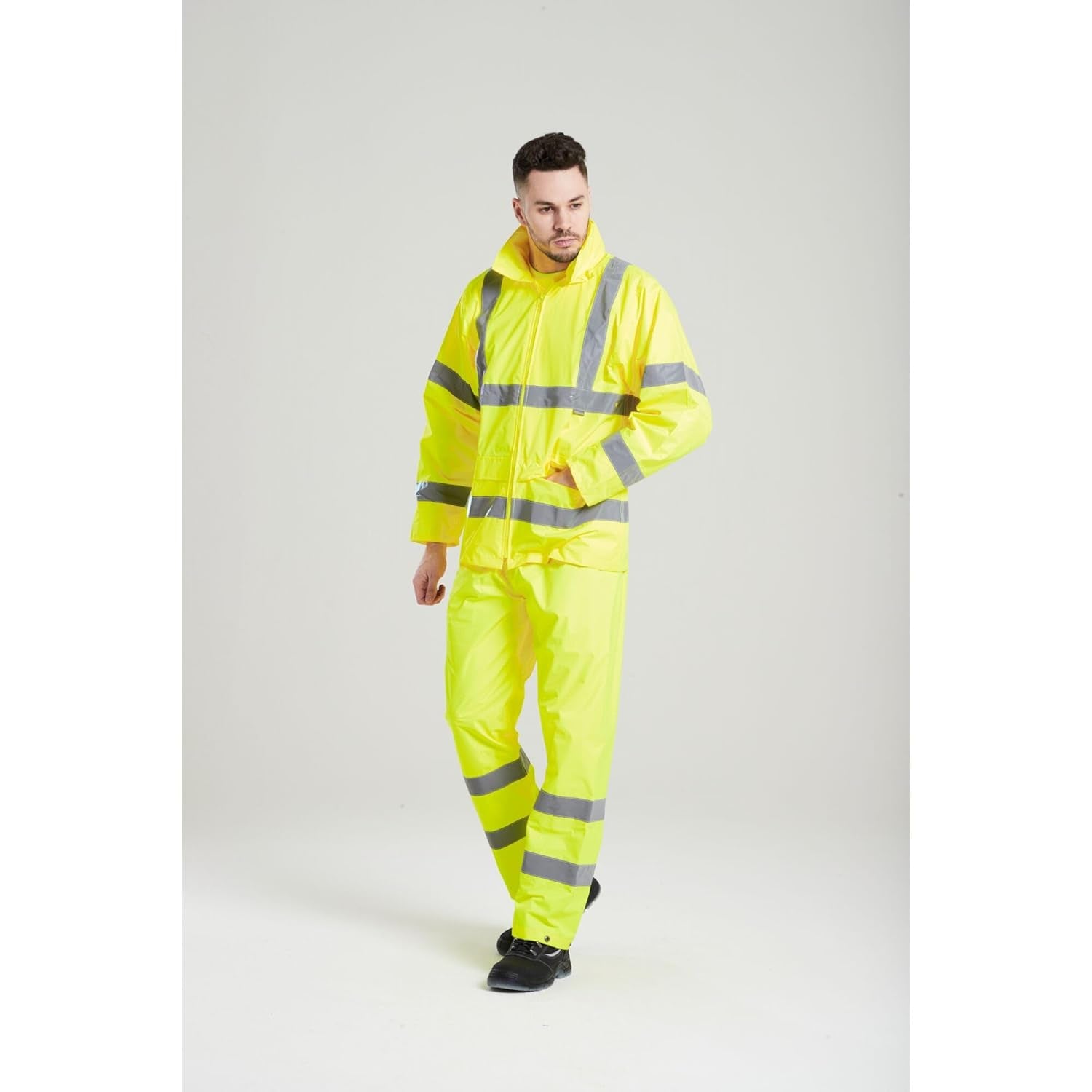 Waterproof Rain Jacket, Lightweight, Yellow, 4X-Large