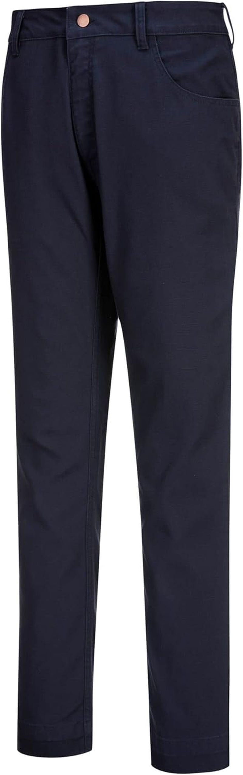 FR404 Men'S Flame Resistant Slim Fit Comfort FR Stretch Work Pants Navy, 30