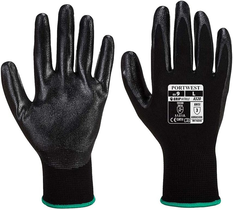Dexti-Grip Glove Handling Work Protective Safety Grip Resistant ANSI 105, X Large