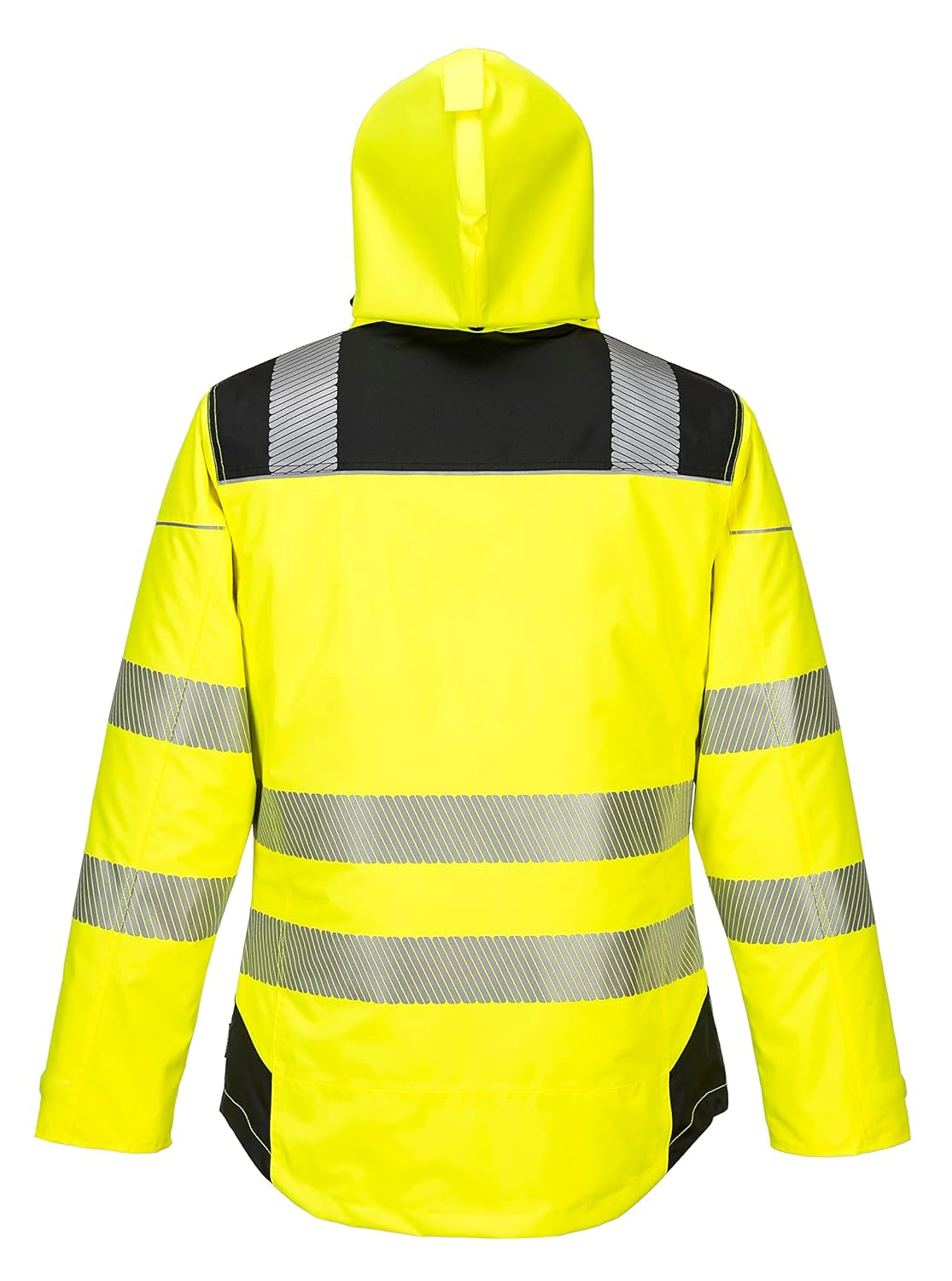 PW3 Hi-Vis Winter Jacket Work Safety Protective Reflective Waterproof Coat ANSI 3, Medium