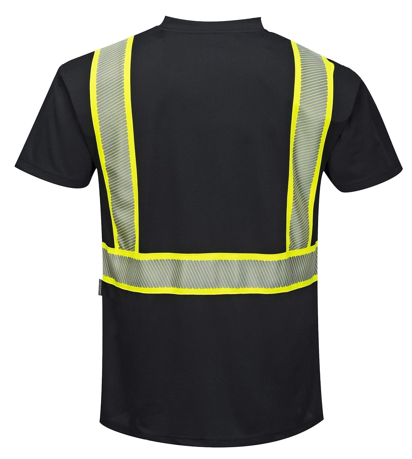 S396 Iona Short Sleeve Safety Work T Shirt with Hivis Reflective Tape, XXL